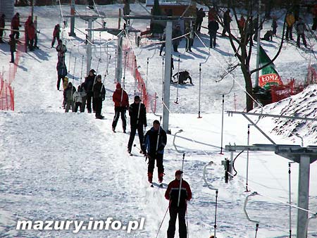 Okrge k. Orzysza - wycig narciarski